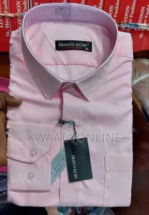 Mens Plain Formal Shirts Work Business Casual-All Colors