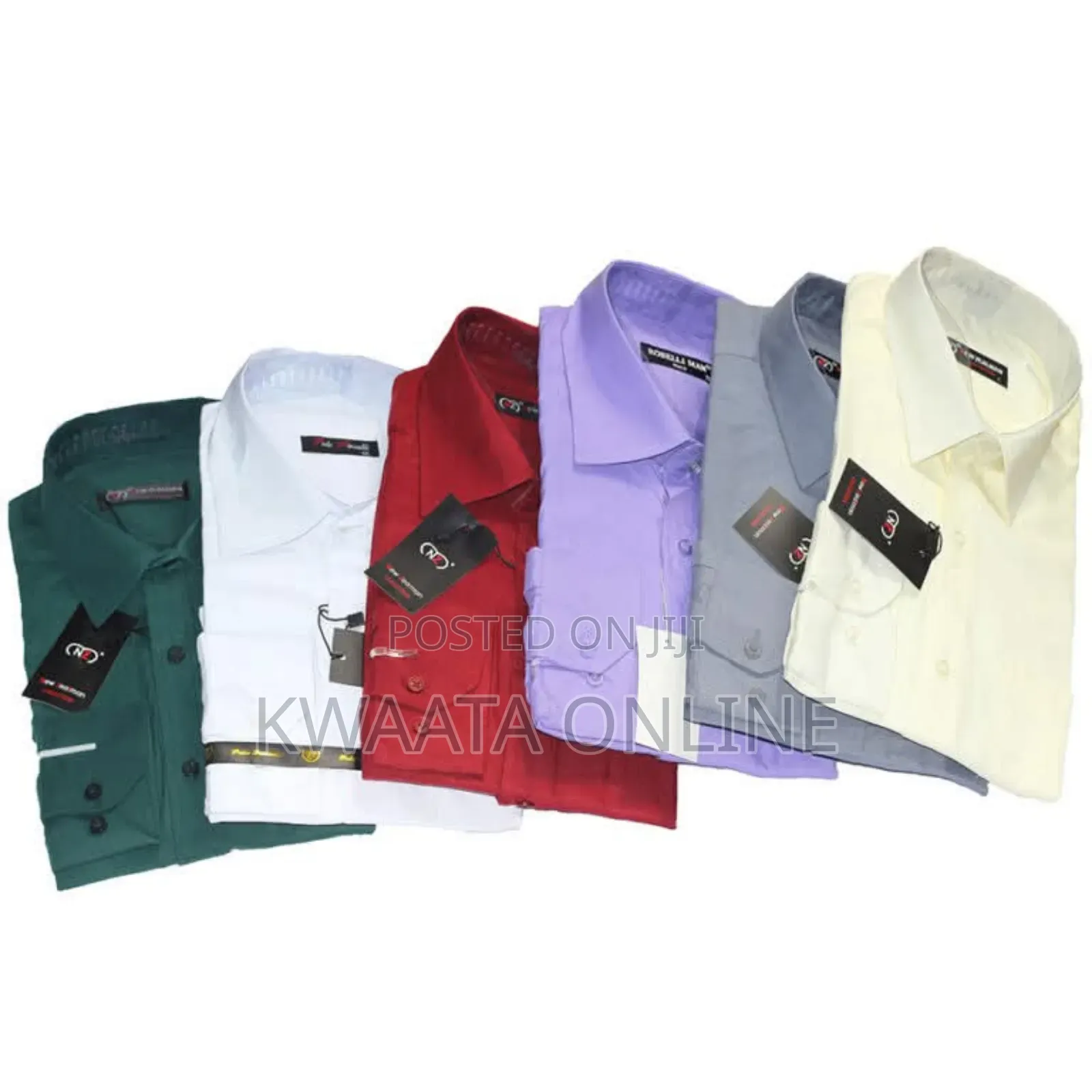 Mens Plain Formal Shirts Work Business Casual-All Colors