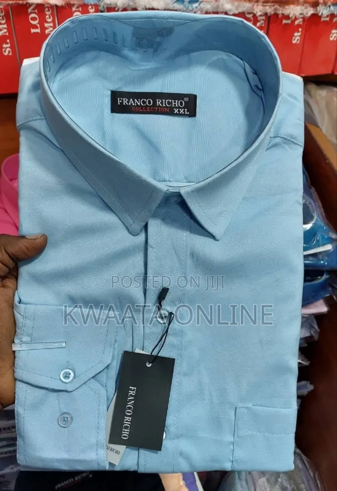 Mens Plain Formal Shirts Work Business Casual-All Colors