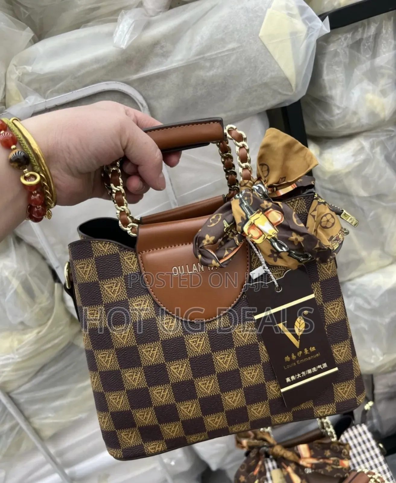 Ladies Classic Handbag - Multicolor