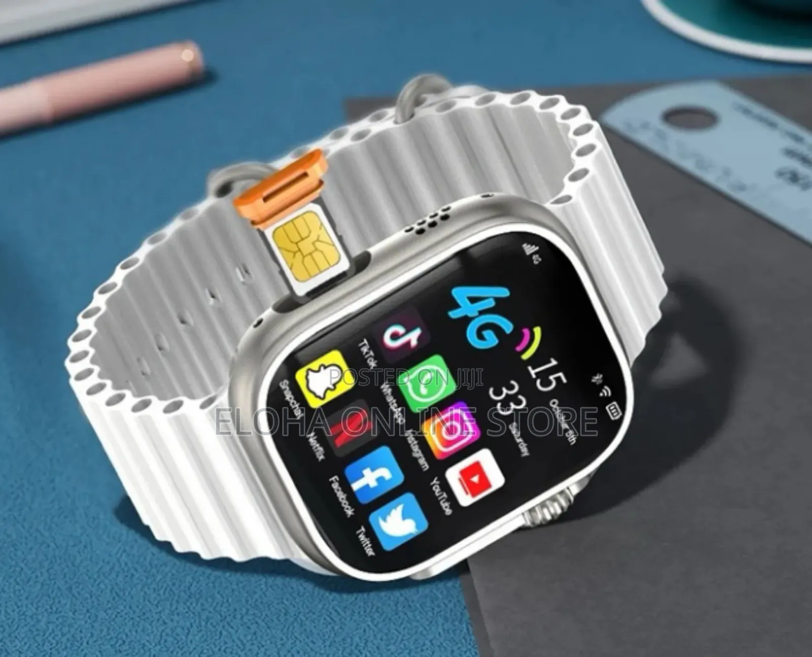Simcard 4g Smartwatch 2.0 Inch Screen Hd Wifi With GPS