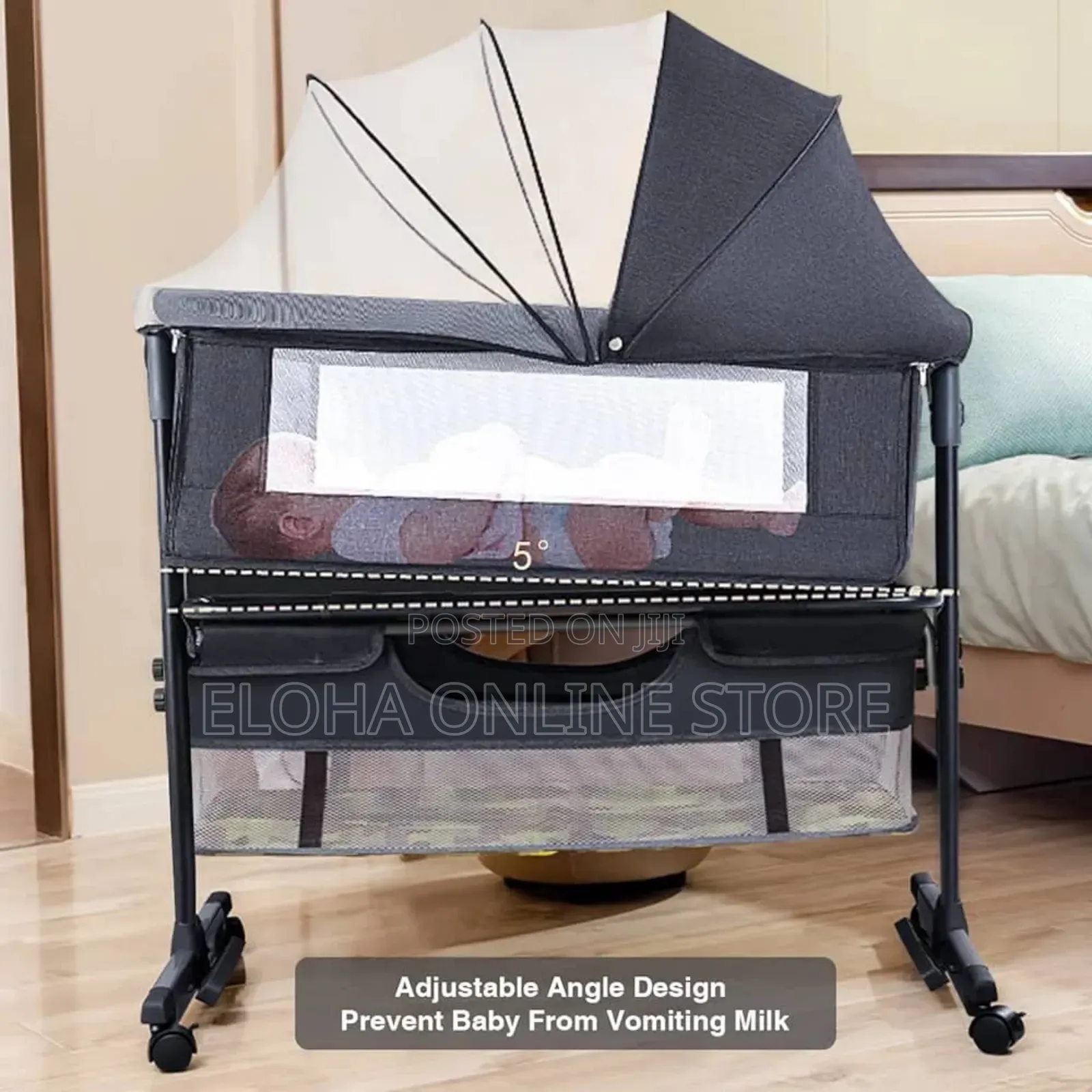 3in1 Bassinet Baby Bed Side Sleeper