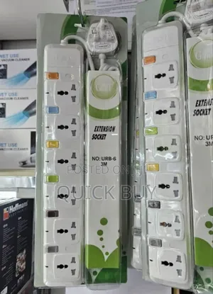 Photo - G T Extension Socket, Model Urb-6, With a 3-Meter Cable