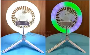 Rgb Led Electric Fan Direct Broadcast Lamp