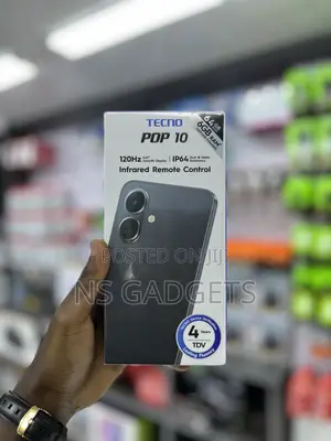 New Tecno Pop 10 64 GB Black