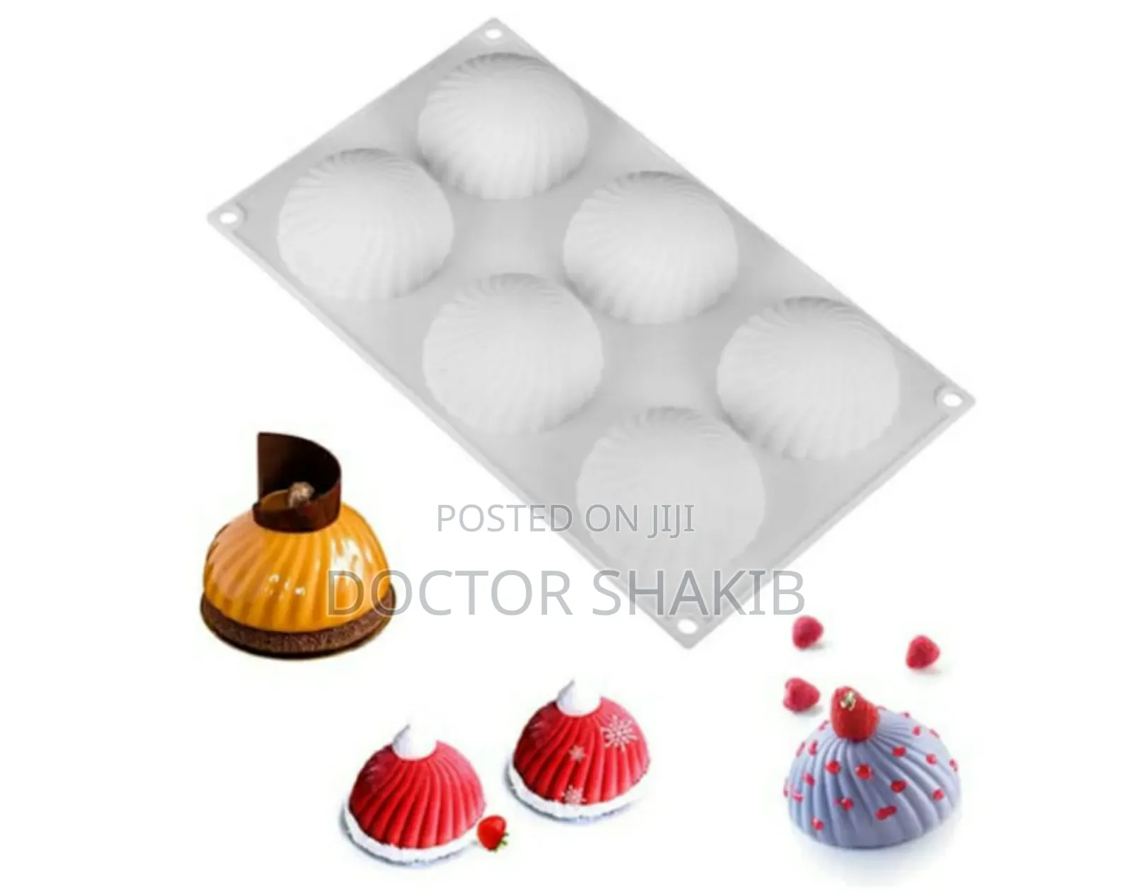 New 3d Silicone Molds for Mouses Cake Chocolate Swirls