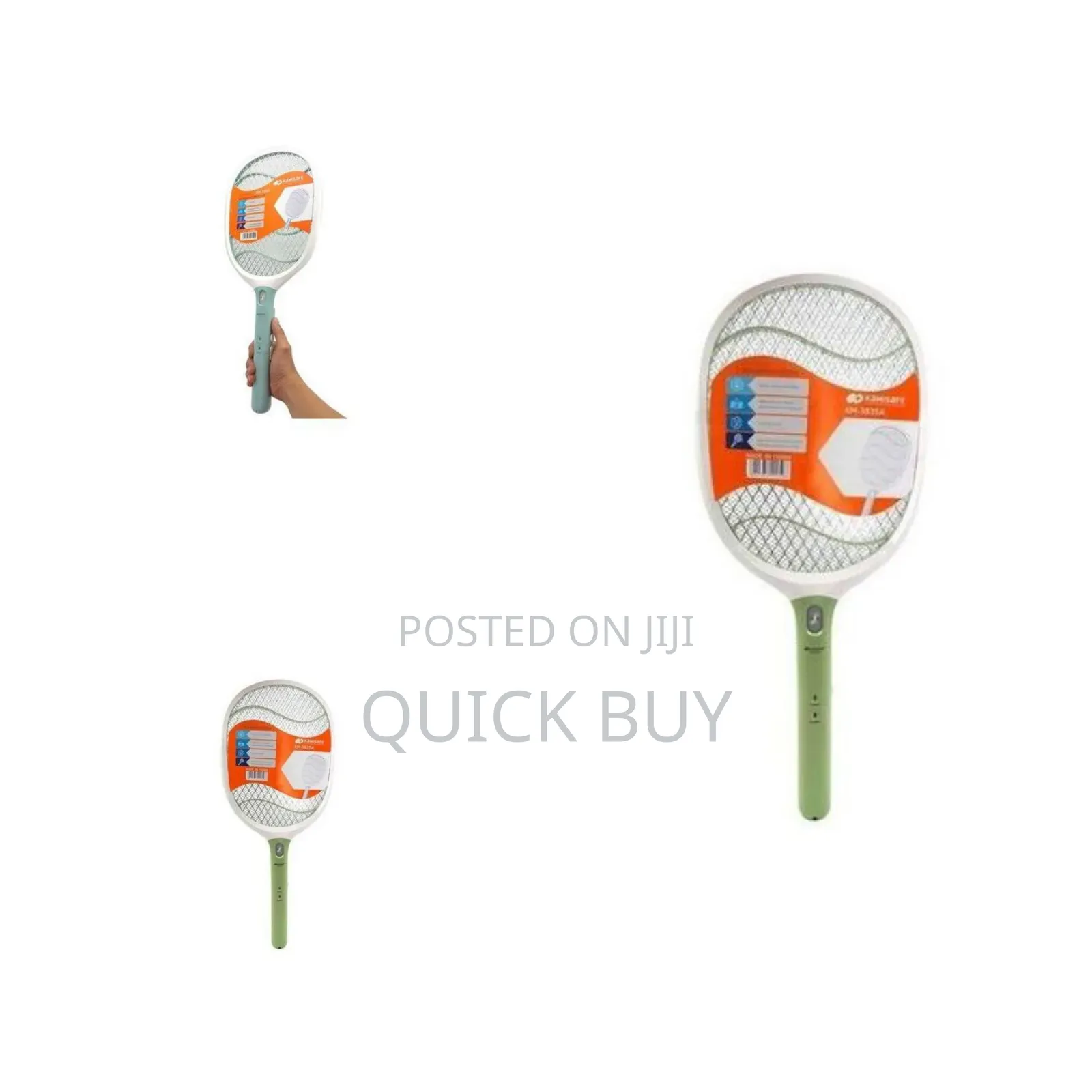 Electric Mosquito Swatter Bat Killer Color Varies