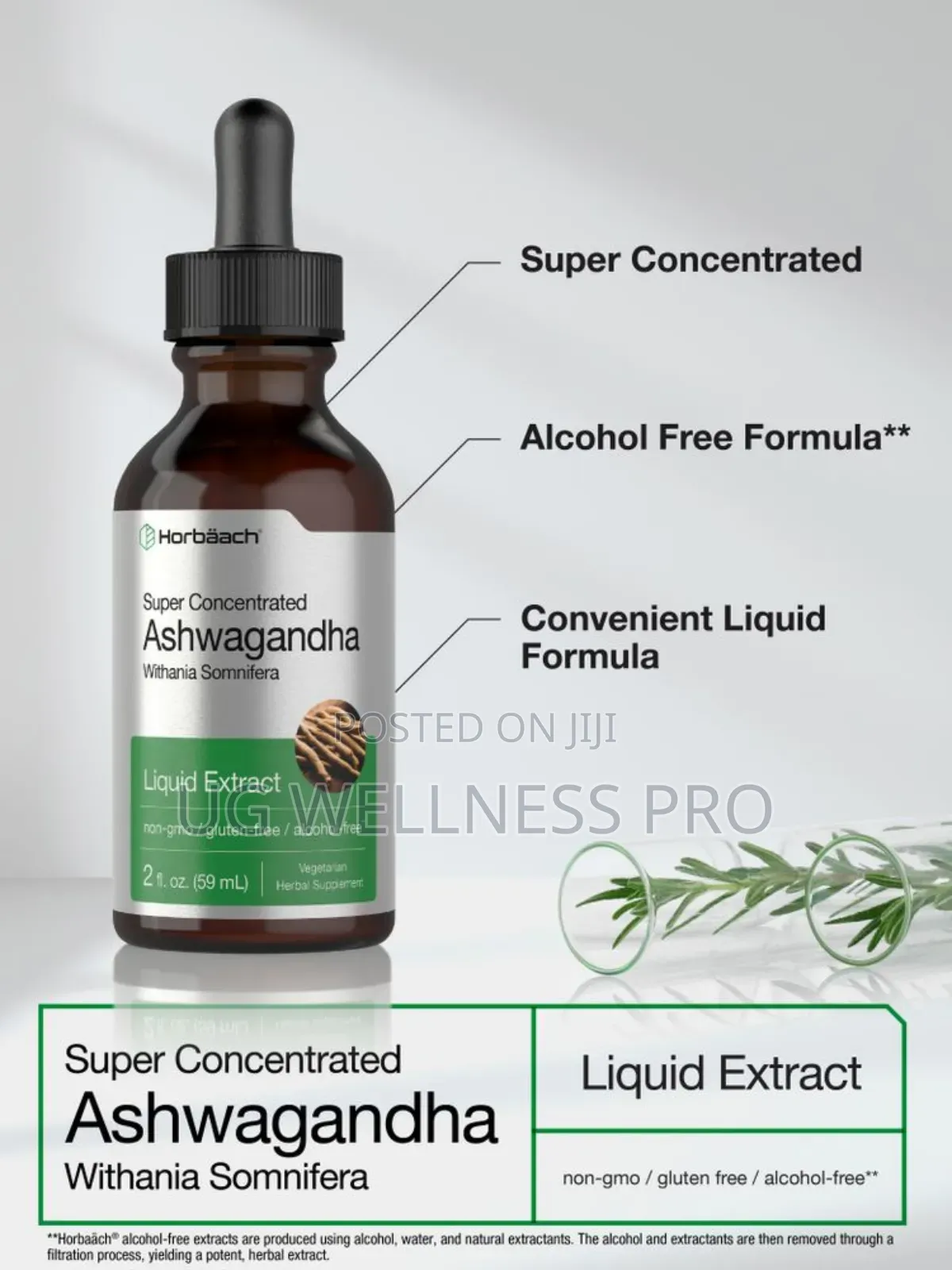 Horbaach Ashwagandha Root Liquid 59ml