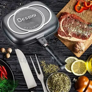 Dessini Aluminum Two-Sided Double Grill Non