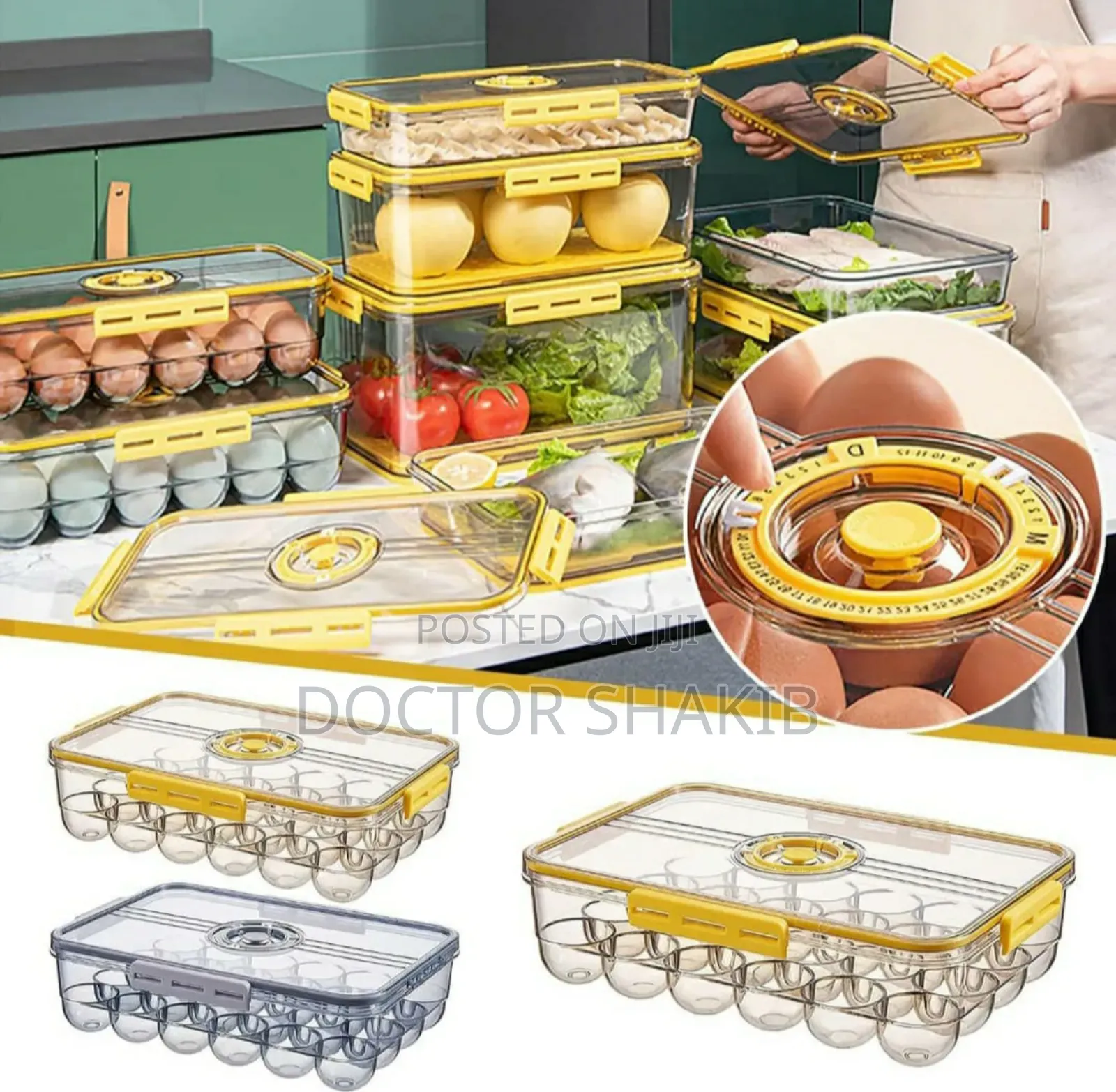 New Sellivic Egg Store Container With Lid