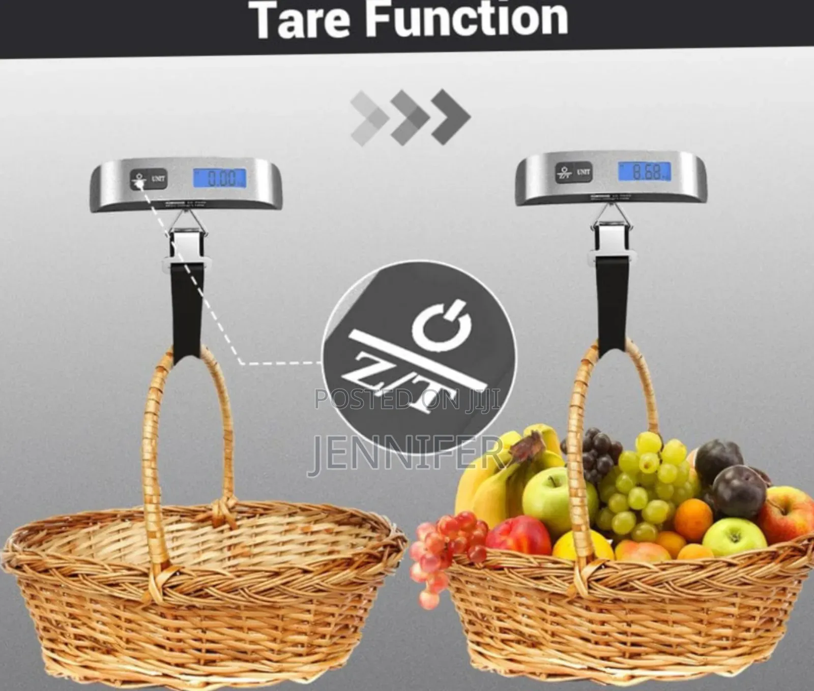 Digital Travel Luggage Scale, Max Weight 50kg