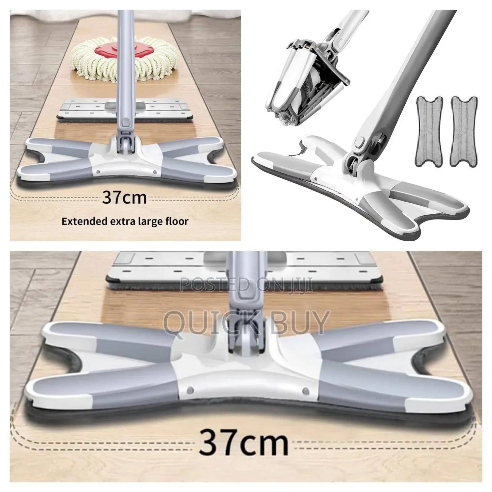 Flat Floor Mop X Type Microfiber