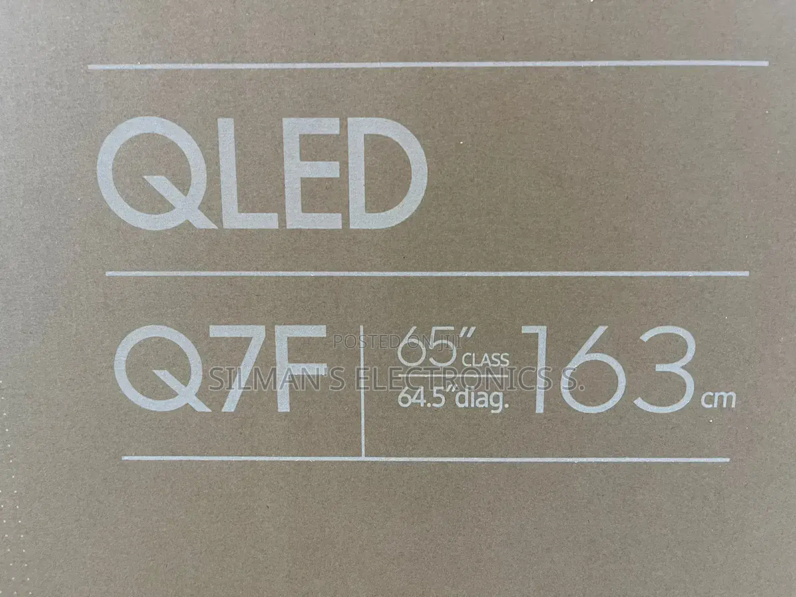 Fresh New Release Samsung 65" Q7f Qled Tv 2025 Model