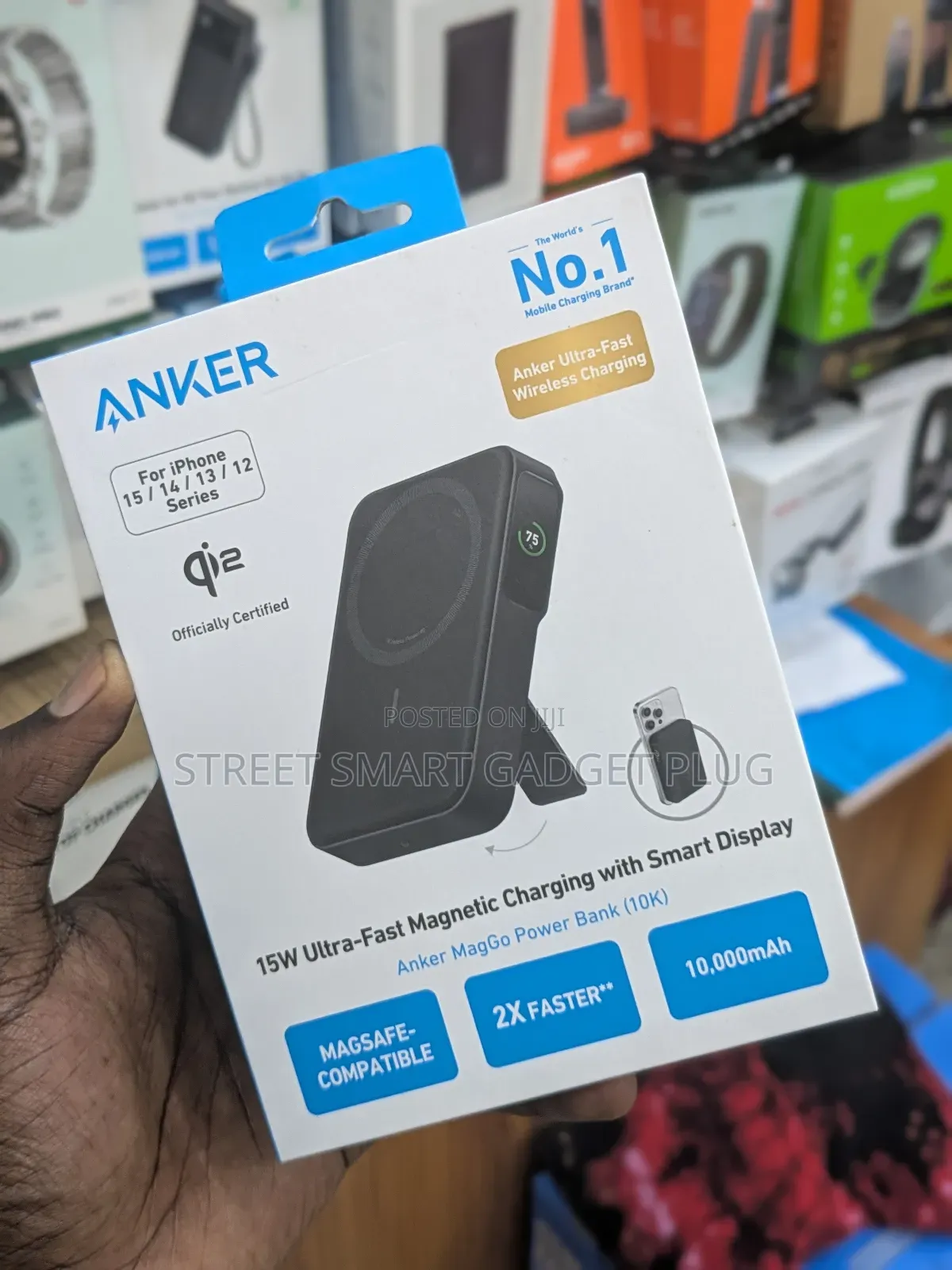 Anker 15watts Ultra Magnetic 10,000mah With Smart Display