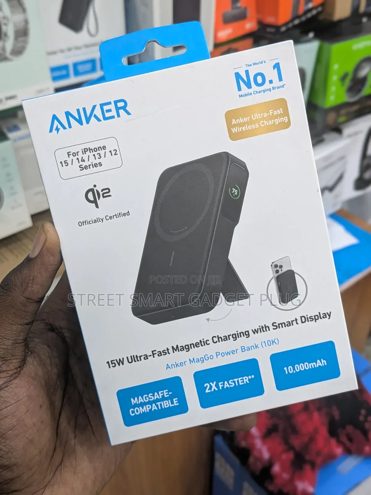 Anker 15watts Ultra Magnetic 10,000mah With Smart Display