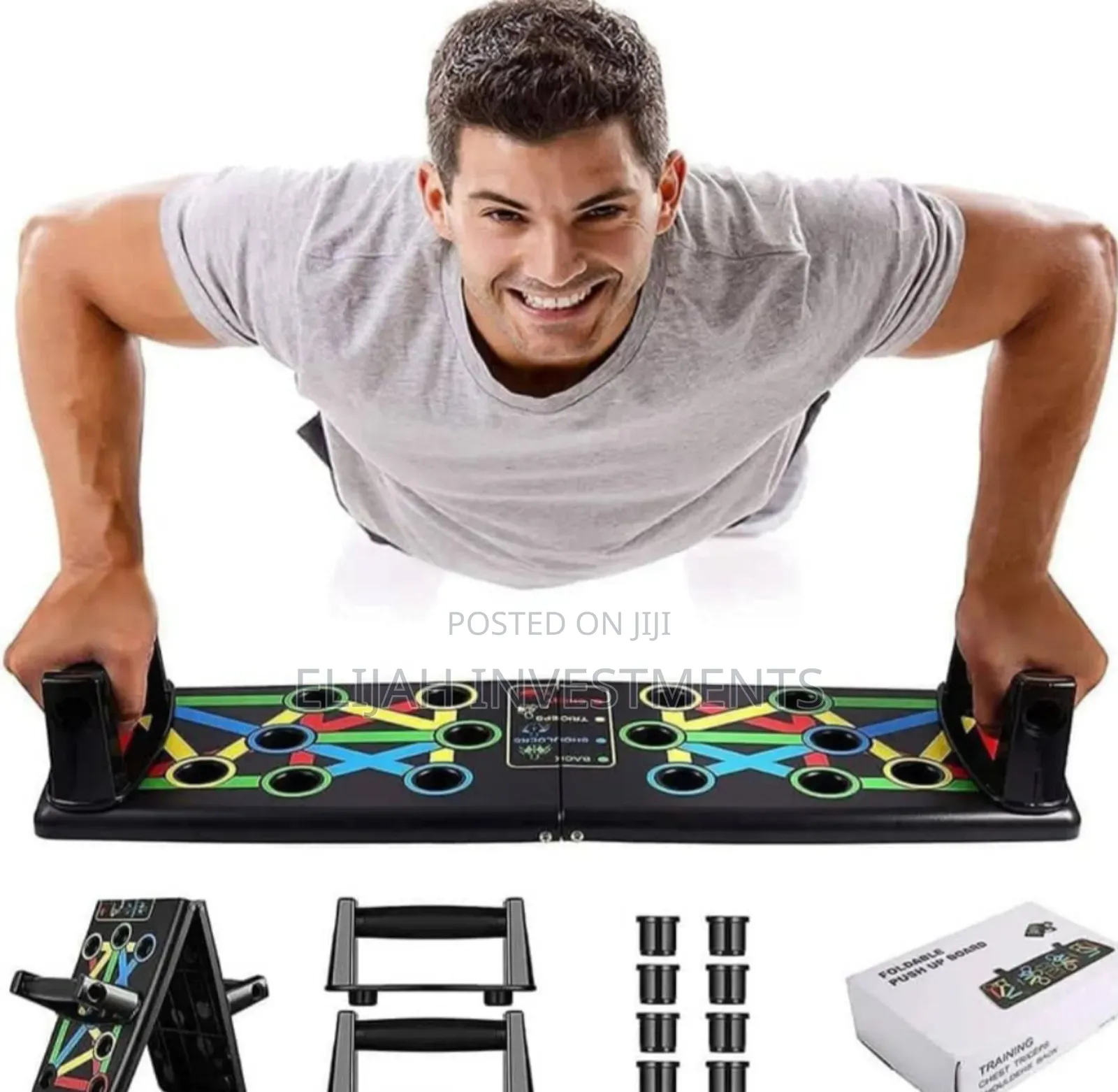 Foldable Push Up Board With Handle for Complete Body Workout