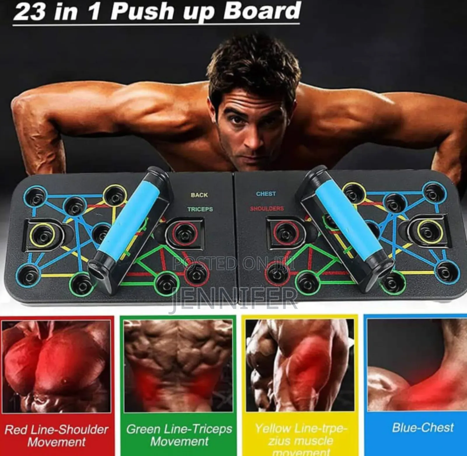 Foldable Push Up Board With Handle for Complete Body Workout