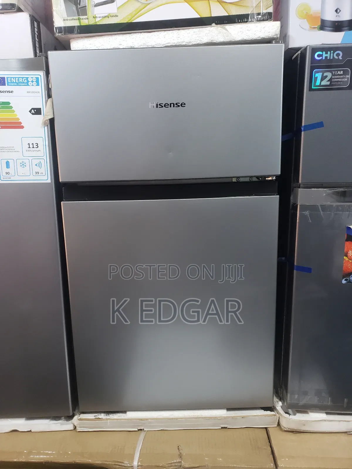 Hisense 120 Litres Double Door Fridge