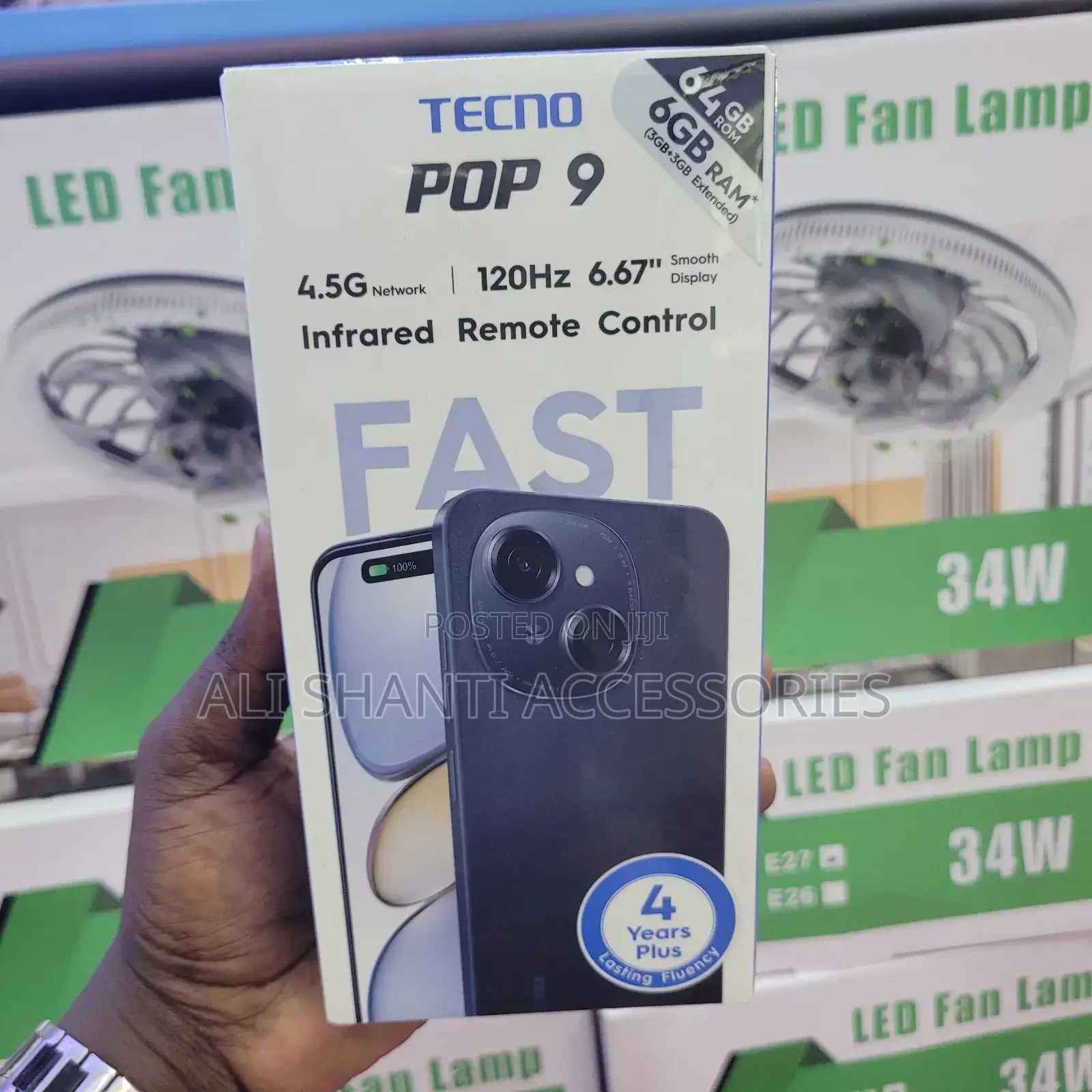 New Tecno Pop 9 64 GB Black