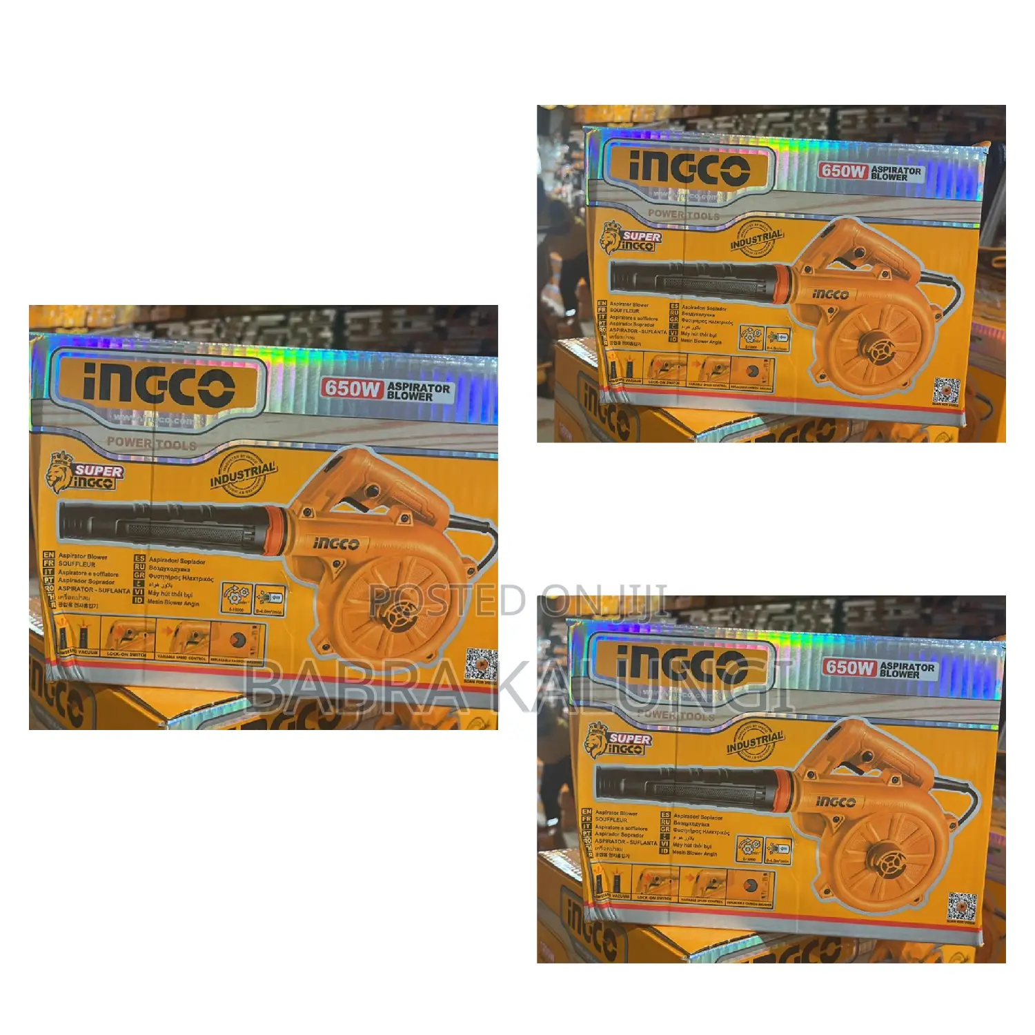 Ingco 400w 2in 1 Electric Dust Aspirator Vaccum Blower