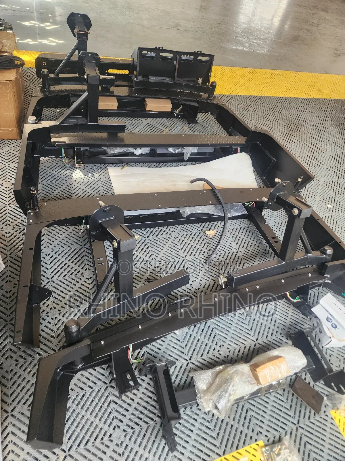 Arb Rear Bumper Bar With Wheel Jerrycan Carrier Arms