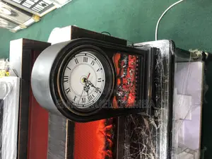Fire Place With Clock