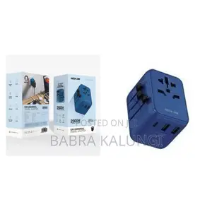Green Lion 12w Universal Travel Adapter - Blue