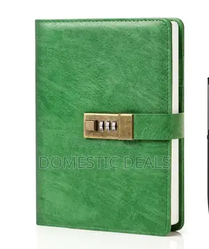 A5 Pu Leather Notebook With Lock