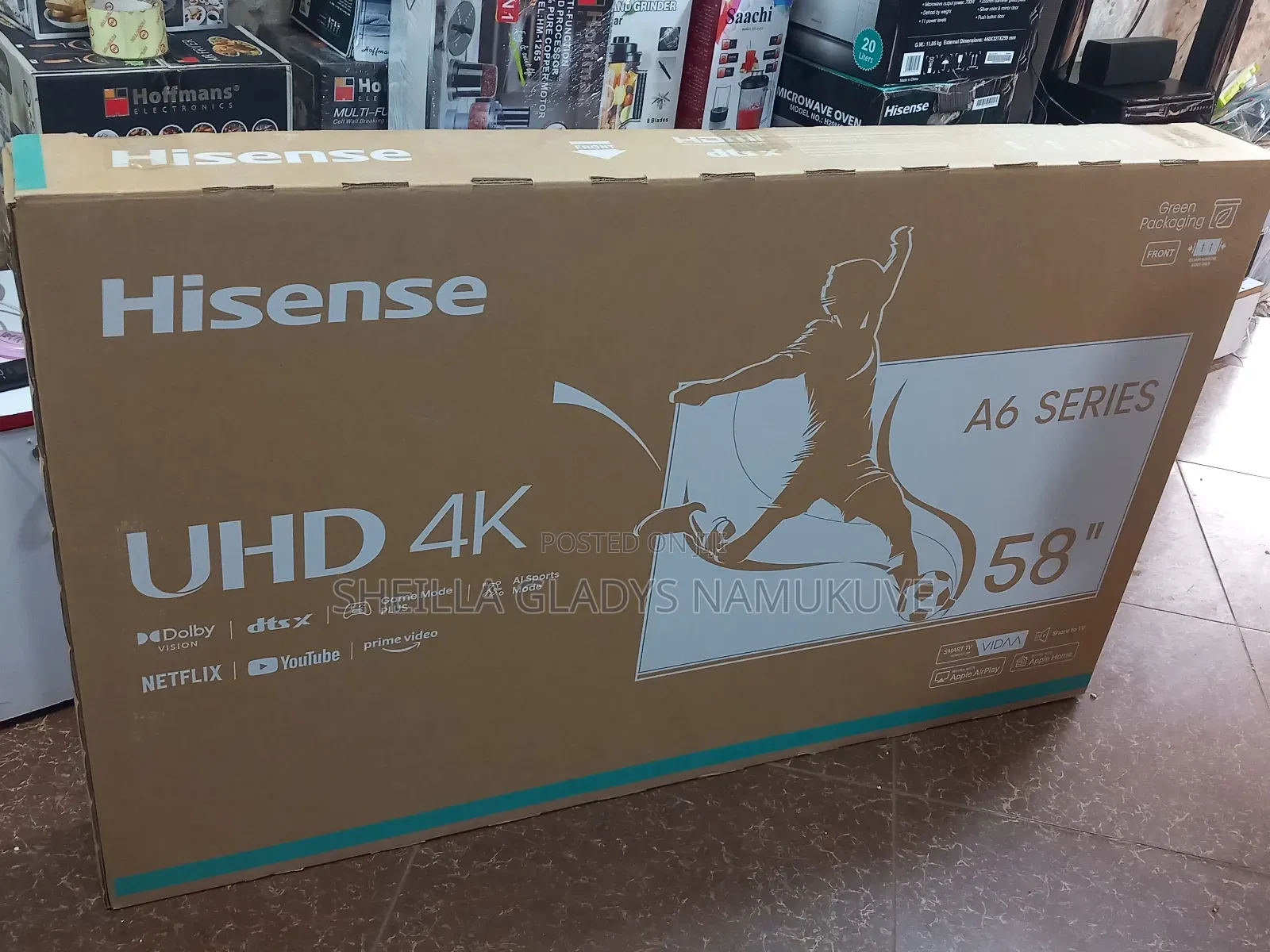 Hisense 58 Inches Tv