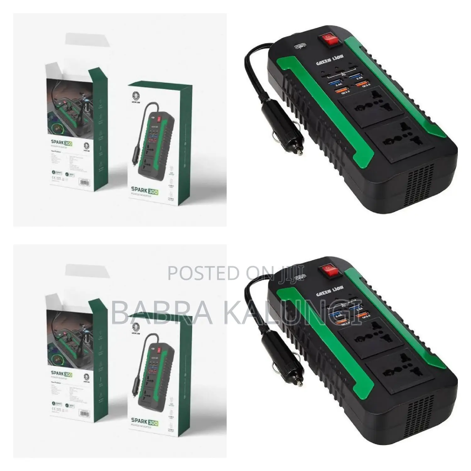 Premium Green Lion Spark 3000 Power Inverter