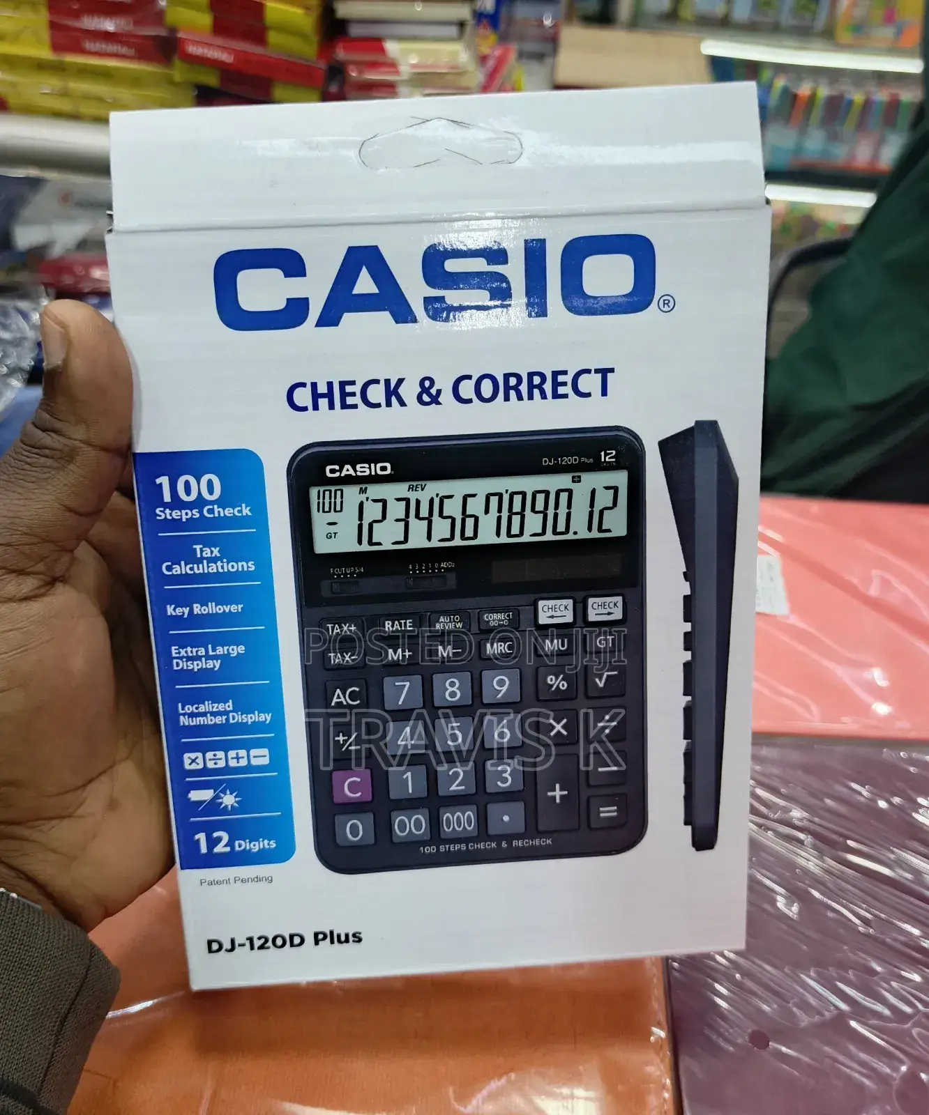 Casio Dj-120d Electronic Calculator