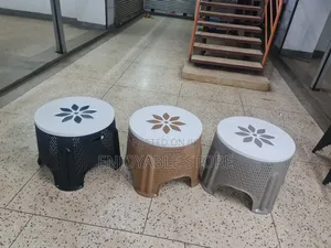 Center Tables/Center Plastic Tables Grey Brown Black
