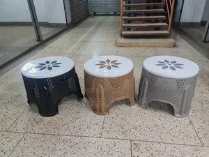 Center Tables/Center Plastic Tables Grey Brown Black