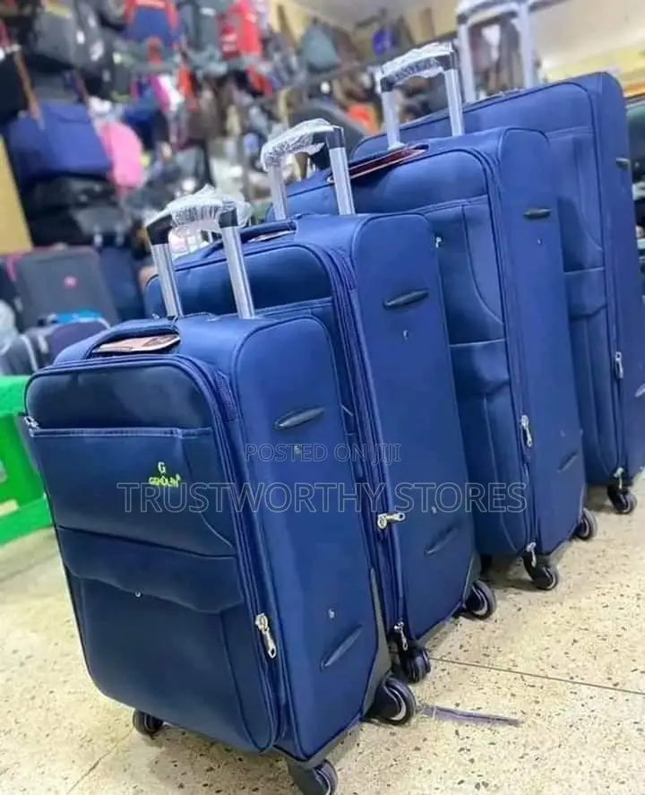 Gemulin Travel Suitcase - Set of 4pcs (Blue Color)