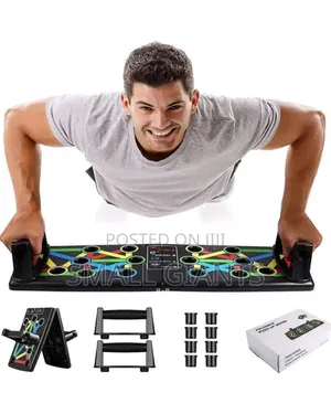 Foldable Pushup Board With Handles for Complete Body Workout