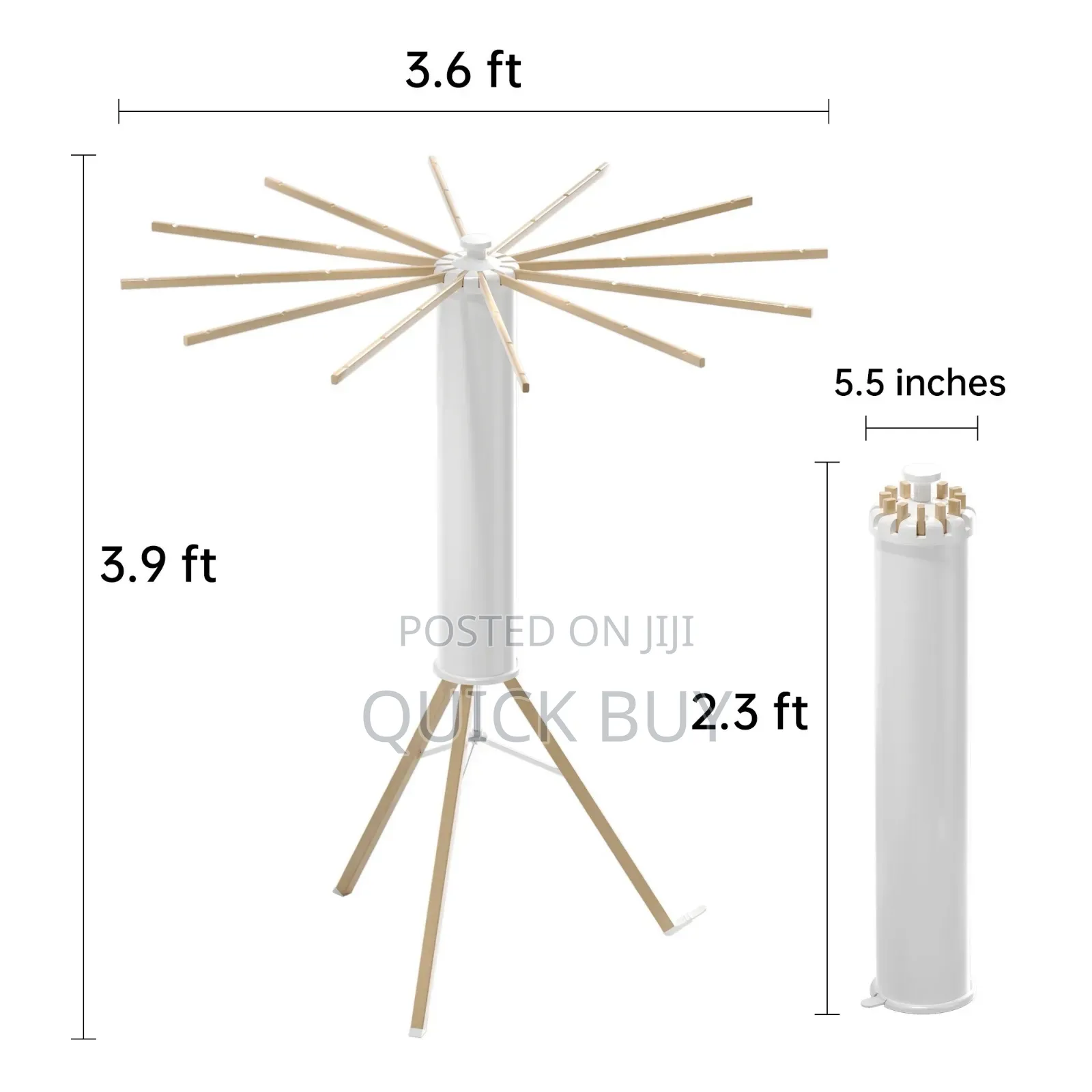 Wooden Metal Collapsible Clothes Drying Rack Laundry Racks