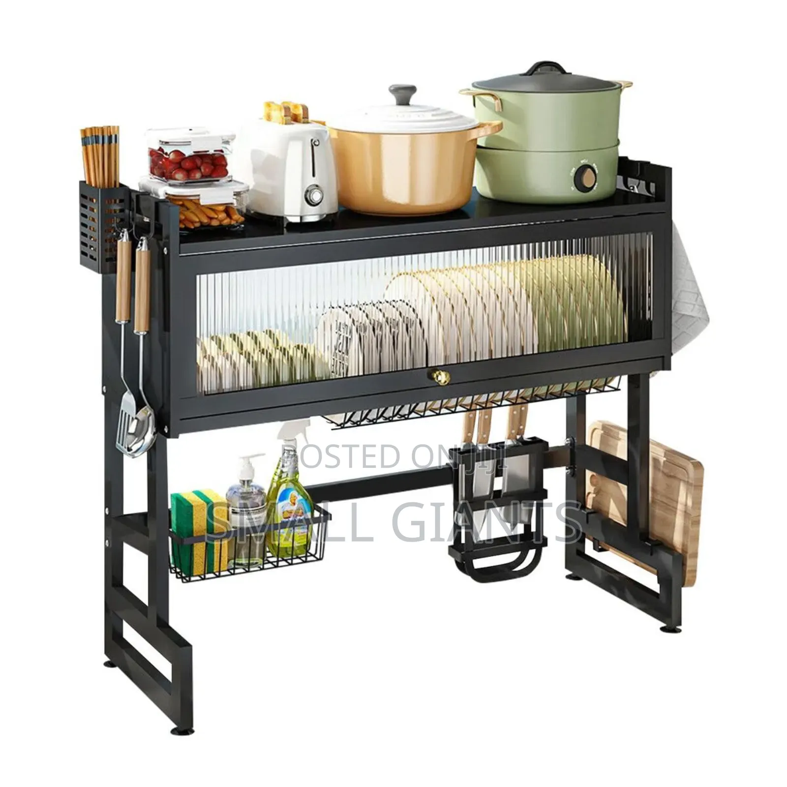 3 Tier Over the Sink Steel Dish Rack/ Drainer