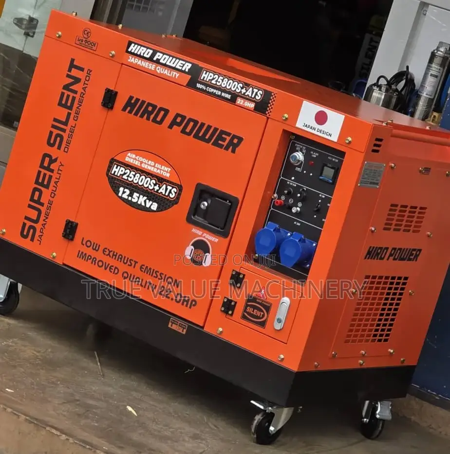 Super Silent 12.5kva 22hp Diesel Generator