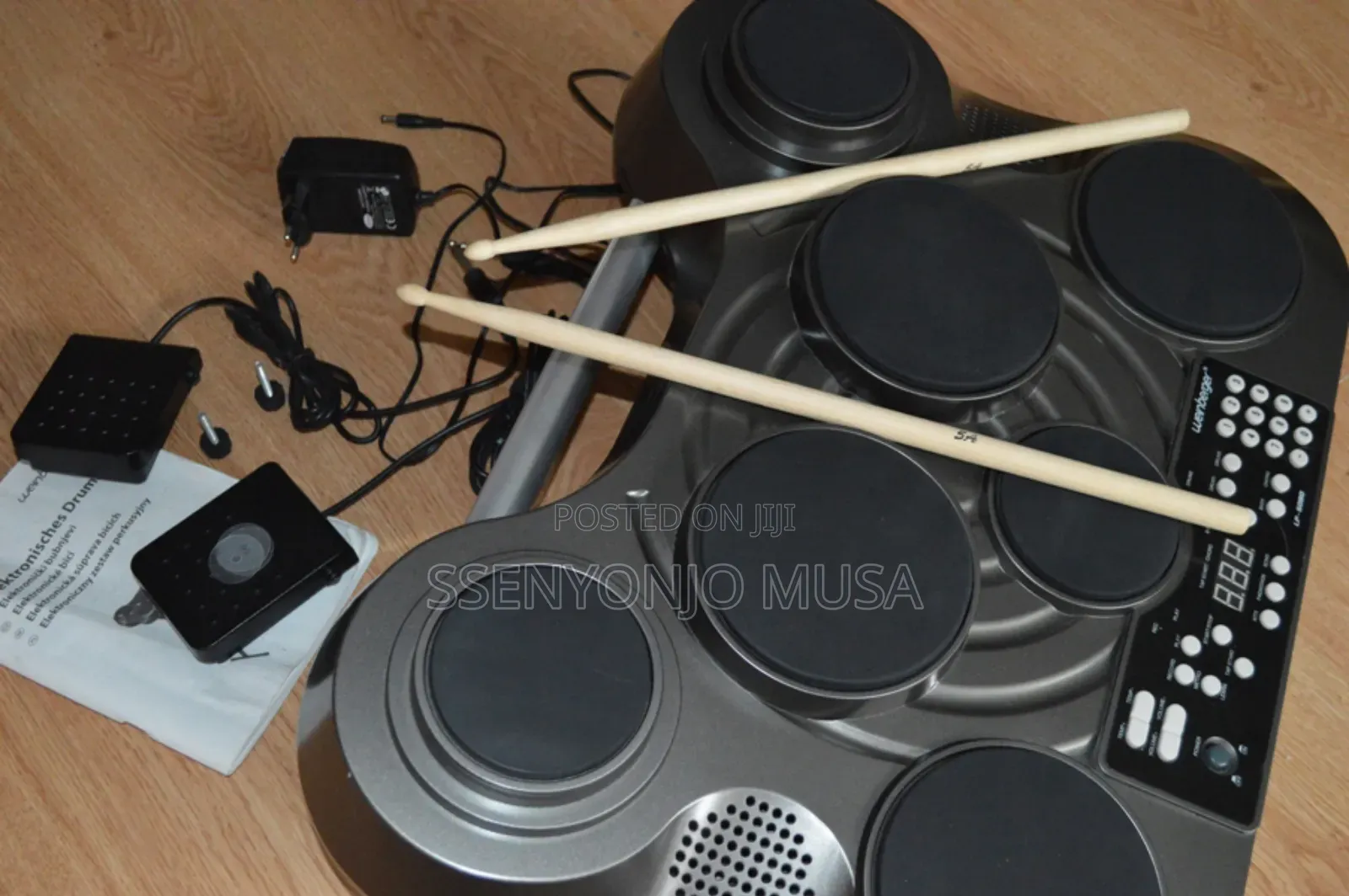 Kboard Portable Digital 7-Pad Electronic Drum Set