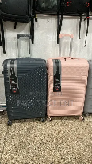 Luxury Pure Rubber Plastic Suitcases. Good Partner. ( Cream)