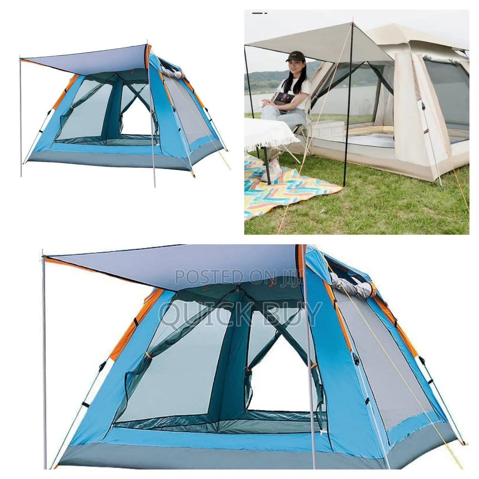 Camping Outdoor Tent for Picnic , Trips Consumes 4 People