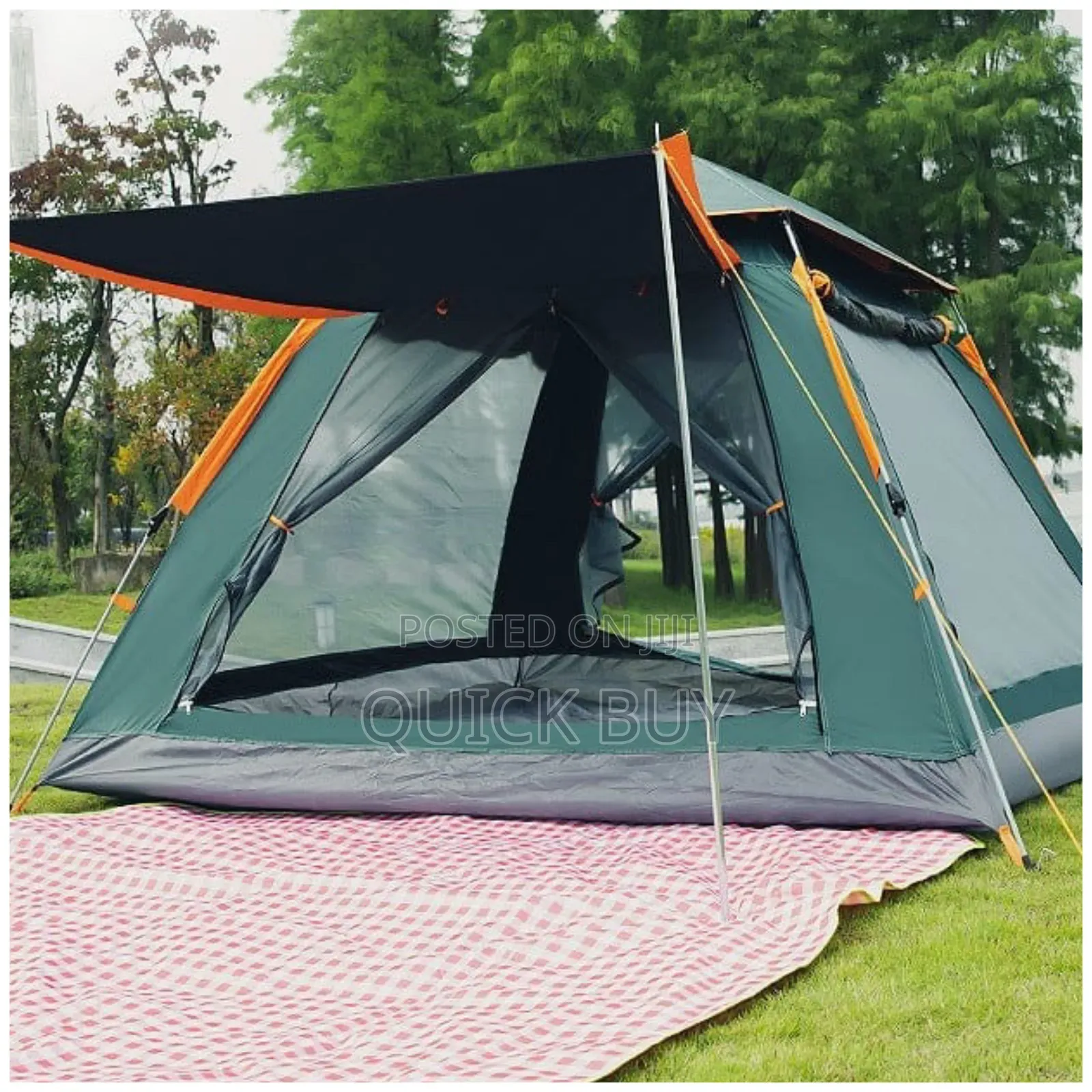 Outdoor Camping Tent for 6 People Color Vary