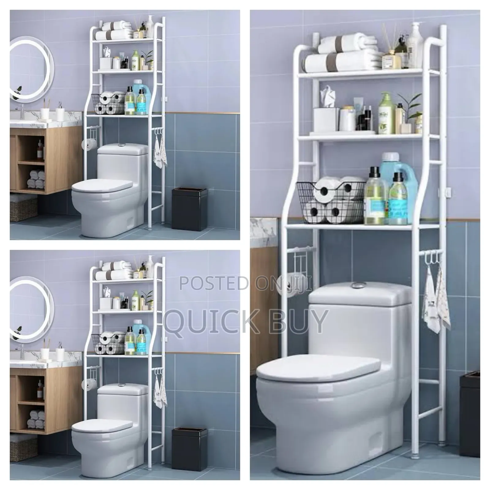 New Toilet Rack White Color