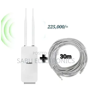 Best Deal Kuwfi Outdoor Access Point Wifi Extender + Lancable/Meter