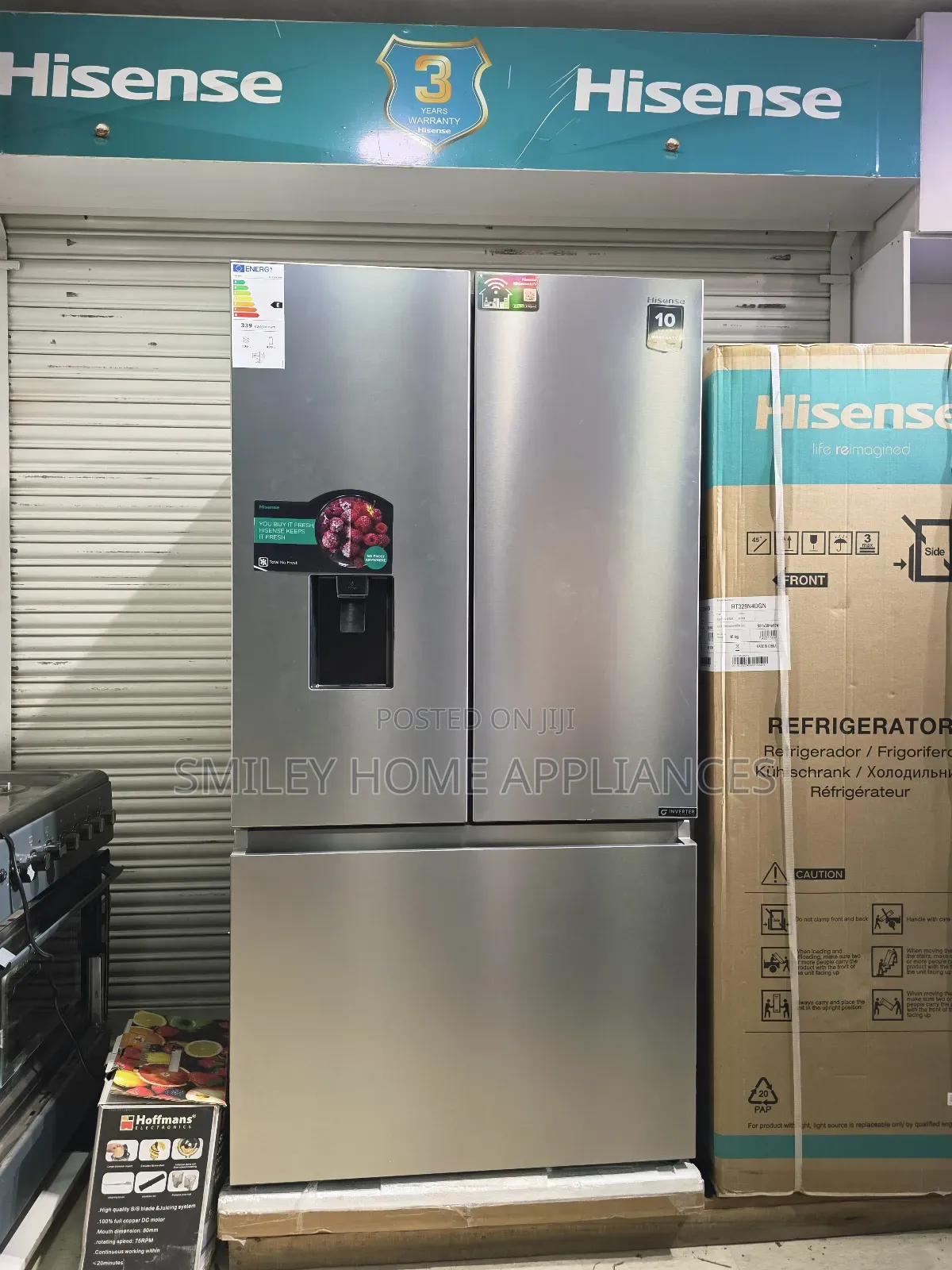 Rf 820ltrs French Door Hisense High End Fridge at 20% Discount