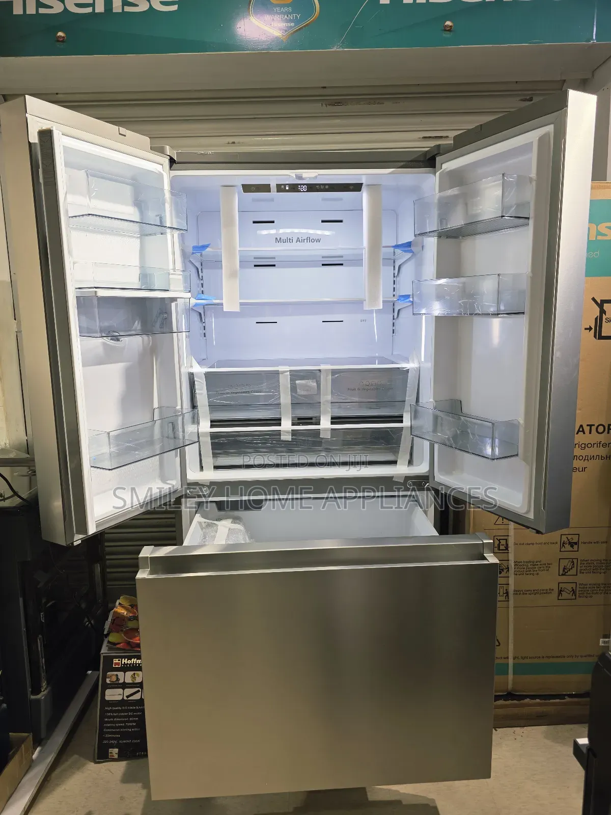Rf 820ltrs French Door Hisense High End Fridge at 20% Discount