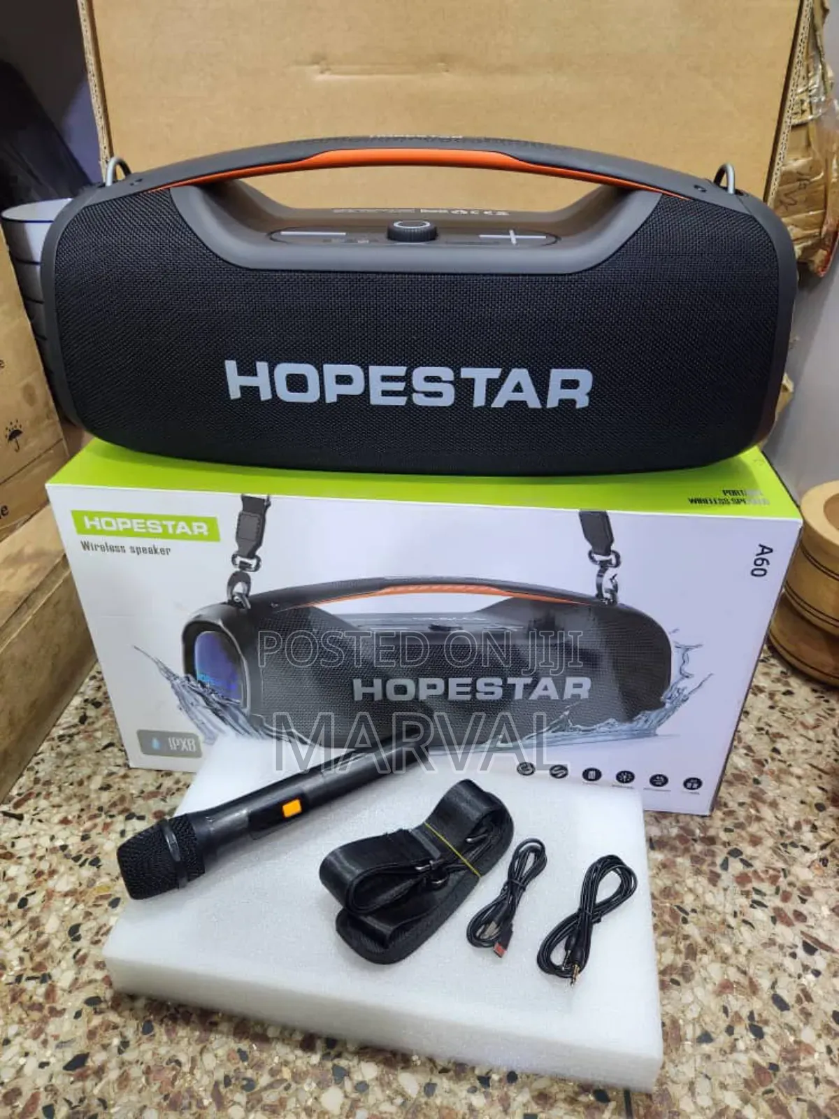 Hopestar A60 100w Portable Paty Bluetooth Speaker With a Mic