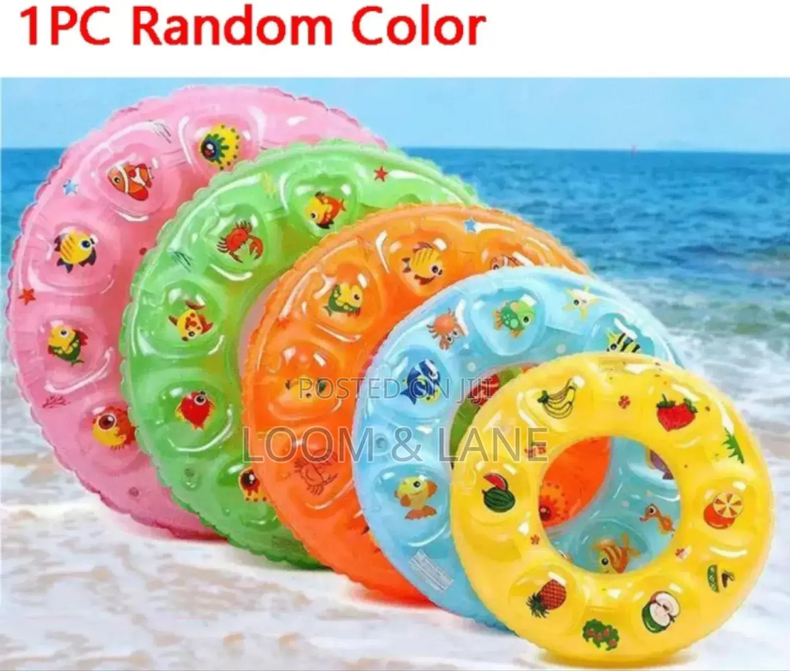Thickened PVC Double Layer Swimming Ring