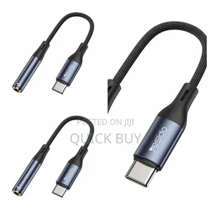 Yesido Type C Headphone Audio Jack To Aux Connector