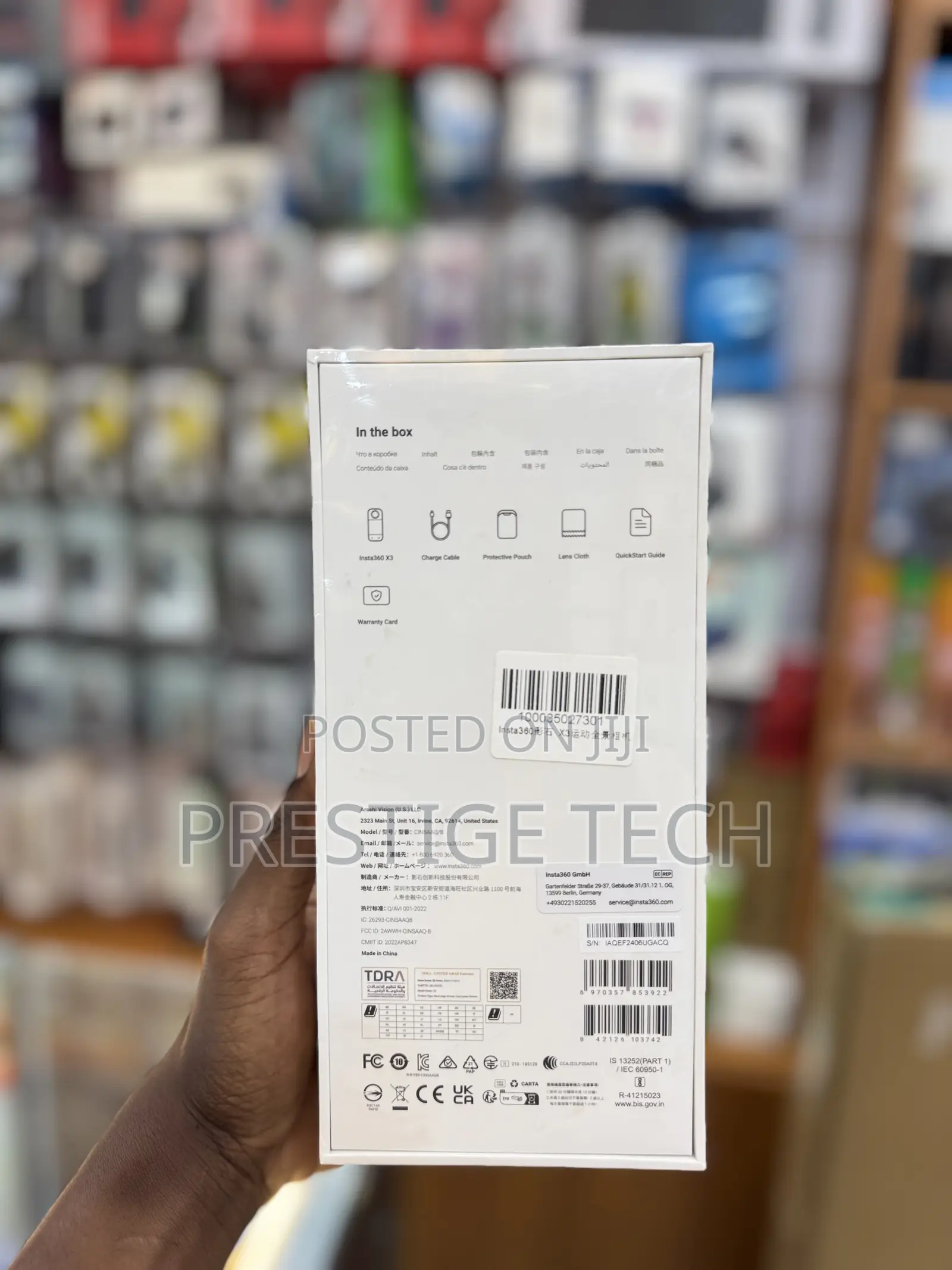 Insta360 X3 Waterproof Action Camera 360 Degree
